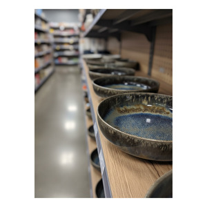 Tazón de Porcelana Toledo de 17 cm, Azul, Hecho a Mano, Estilo Wabi-Sabi con un Elegante Diseño para Ensaladas y Aperitivos, Ideal para Fiestas - Product Image 4