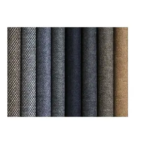 Vải Len Polyester Dệt Màu Trơn Vải Bộ Đồ Len