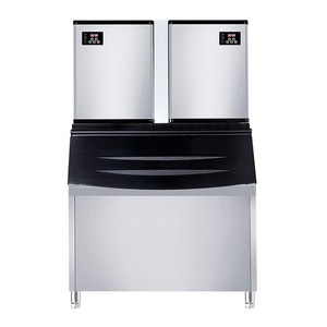 เครื่องทำน้ำแข็งเกล็ดเร็วเชิงพาณิชย์ Flake R404A ขนาด 1 ตัน ผลิตน้ำแข็งได้ 24 ชั่วโมง ระบบอัตโนมัติ ใช้ระบบทำความเย็นด้วยอากาศ เหมาะสำหรับร้านอาหาร บาร์ ใช้ไฟ 220V 3.5kW - Product Image 3
