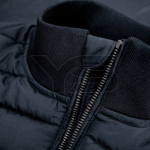 Winter Puffer <b>Jacket</b> with Stand Collar Zipper Front Solid Color <b>Smart</b> Casual Style Sleeveless Bubble <b>Jacket</b> With Custom Logo - Product Image 6