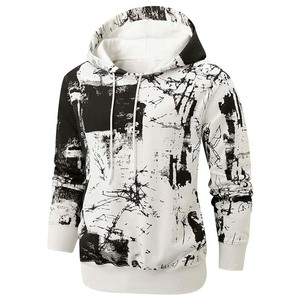 Venta al por mayor Tie Dye Pullover Hoodie 320 GSM Low MOQ mezcla de algodón personalizado serigrafía y bordado - Product Image 2