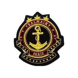 Qualité supérieure Haute Fabrication Mode Bullion Wire Badges Nouveau Design Fashion Bullion Wire Badges Fashion Customize patch #4476 - Product Image 5