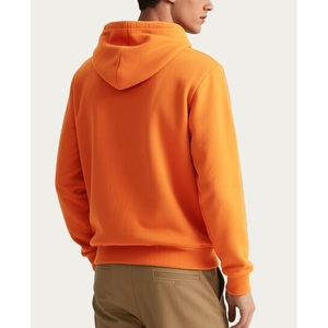 เสื้อฮู้ดแบบมีซิปสำหรับผู้ชายผ้าฝ้าย100% แขนยาวผ้าคอตตอนสีทึบทึบทึบทึบแขนยาว - Product Image 2