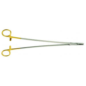 Porte-aiguilles Nolan TC droit, 16 pouces (40,5 cm), en acier inoxydable médical, instruments chirurgicaux, vente en gros, best-seller - Product Image 6