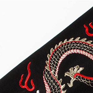 Venta al por mayor de fábrica sudaderas con capucha de diamantes de imitación 100% algodón personalizado gráfico impreso hombres francés Teery Ditressed Hoodie - Product Image 3