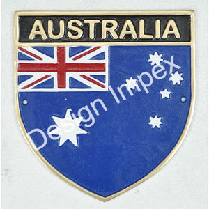 Placa de tendencia de Escocia, artesanía de pared, placa de bandera personalizada de aluminio fundido de fácil montaje para decoración de oficina - Product Image 6