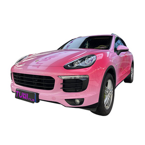 Offre Spéciale brillant coloré corail vert foncé 1.52*18m extensible teinte complète du corps autocollants de voiture vinyle Wrap Film rouleau - Product Image 1