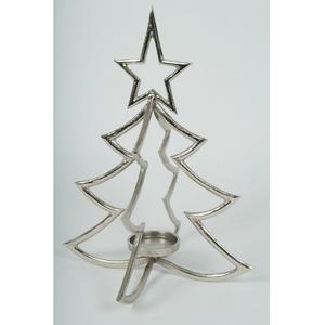 Vente à chaud Bougeoir moderne en aluminium plaqué argent Nouveau design Bougeoir en métal au tarif de gros pour Home Hotel - Product Image 3