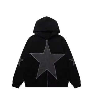 Nouveauté 2025 Sweat à capuche personnalisé de qualité supérieure Impression sérigraphique Coton lourd French Terry Streetwear 500GSM Sweats à capuche - Product Image 4