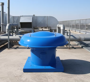 Ventilateur axial de toit électrique monté sur le toit avec roulement à billes et alliage <span class=keywords><strong>d</strong></span>'aluminium pour l'<span class=keywords><strong>extraction</strong></span> de la ventilation des ateliers, des entrepôts et des cheminées - Product Image 2