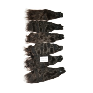 Extensions de cheveux humains vierges indiens 100 % non traités, ondulés, alignés sur les cuticules, naturels, à ondulations profondes, vente en gros - Product Image 5