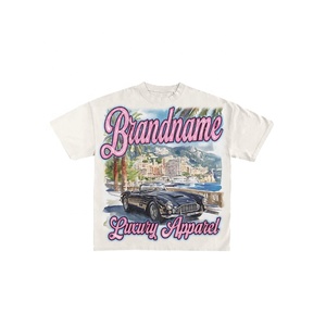 เสื้อยืดสำหรับผู้ชายเสื้อแจ็กเก็ตผ้าฝ้าย100% ฟอกสีกรดสั่งทำ - Product Image 3