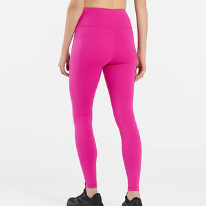 2025 nueva llegada mallas de Yoga personalizadas de cintura alta para damas traje clásico transpirable gimnasio Fitness Leggings a la venta - Product Image 4