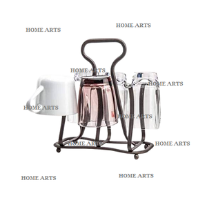 Porte-verre en acier inoxydable de qualité supérieure, fait à la main, taille personnalisée, forme rectangulaire, porte-gobelet à vendre - Product Image 2