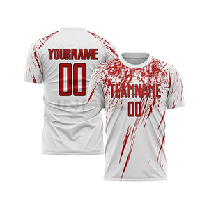 ชุดเสื้อเจอร์ซีย์ฟุตบอลอเมริกันชุด100% ผ้าโพลีเอสเตอร์ระบายอากาศได้ดีพิมพ์โลโก้ได้ตามต้องการ - Product Image 6