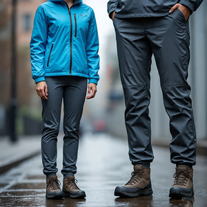 Chándal cortavientos para mujer, Chaqueta corta para lluvia al aire libre, conjuntos de pantalones Cargo, chándal cortavientos recortado para mujer - Product Image 6