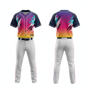 Uniforme de Béisbol en Oferta 2026, Malla Ligera, Transpirable, de Secado Rápido, con Número de Equipo Personalizado - Product Image 4