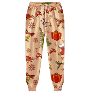 Conjunto Deportivo Navideño Más Vendido en Tallas XL y XXL, Conjunto de 2 Piezas con Pantalones Cargo de Talla Grande, Atuendo Navideño - Product Image 4