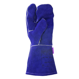 Gants de protection de sécurité en cuir de vachette de qualité supérieure, style gauntlet, écologiques, thermiques, respirants, durables, pour la soudure et la construction - Product Image 1