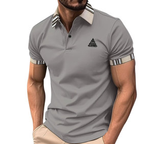 Chemises pour hommes en coton uni respirant de haute qualité, style nouveau, sur mesure, vêtements décontractés - Product Image 1