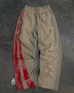 Sweat à capuche personnalisé du fabricant avec impression d'écran de caractères vintage lourds surdimensionné multicolore pour hommes délavé à l'acide - Product Image 1