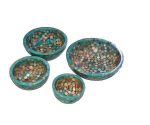 Bol à pâte en bois en résine multi-usages Dernière collection Bol en bois en résine colorée Bol à vaisselle et assiettes en bois en résine de cuisine - Product Image 6