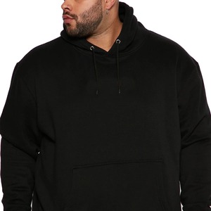 Men's Casual 100% Cotton <b>Oversized</b> <b>Hoodie</b> <b>Black</b> Pullover with Custom Logo Print Boxy Fit ODM Supply - Product Image 2
