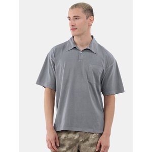 Summer New Men's Solid Color Short-Sleeve for Polo Shirts Casual Cotton T-Shirt with Lapel Pullover Work Clothes Blue White Tops - Product Image 2