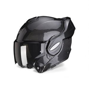 Casco Modulare Mezzo Integrale EXO-TECH EVO in Fibra di Carbonio, Nuovo, Chiusura Rapida, Taglia XL per Moto - Product Image 2