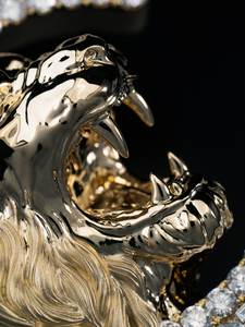 Nuevo Diseño 2025, Popular Colgante Personalizado con Iniciales y Nombre, León con Diamantes Moissanite Brillantes, Joyería Hip Hop con Plata de Ley - Product Image 5