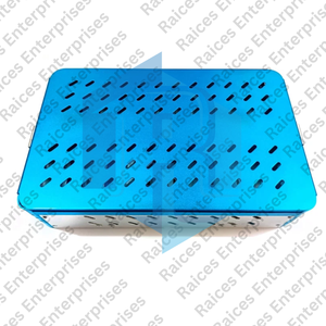 CE Certified Medical Grade Aluminum Alloy Sterilization Tray Manual Power Source Orthopedic Small Fragment Instrument <b>Box</b> - Product Image 5