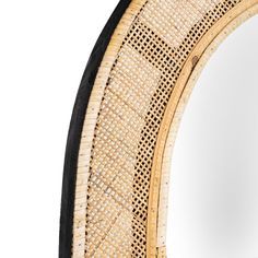 Luxurious Vietnam Eco-Friendly <b>Oval</b> Rattan <b>Mirror</b> Easy to Clean Daily Use Creates Cozy Welcoming Environment for Birthdays - Product Image 4