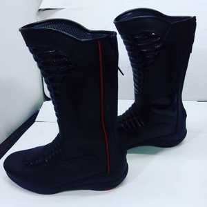 Zapatos de moto de buen material con logotipo personalizado, calzado de moto de fabricación profesional - Product Image 1