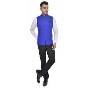 Chaleco Azul Rey de Primera Calidad para Hombre, Ideal para Reuniones de Oficina, Bodas, Banquetes y Eventos Nocturnos, Disponible para la Venta - Product Image 1