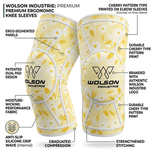 Rodilleras Premium para Gimnasio con Soporte de Compresión para Levantamiento de Pesas, Entrenamiento Funcional y Rendimiento de la Parte Inferior del Cuerpo - Product Image 6