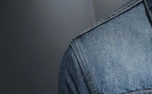Chaqueta vaquera azul oscuro para hombre, prendas de vestir exteriores versátiles de negocios informales lavables Retro a la moda de alta calidad - Product Image 5