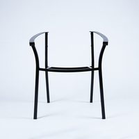Chaise de salle à manger en métal moderne pour hôtels de cuisine intérieure extérieure-Remise du fabricant vietnamien pour l'étude de l'habillage