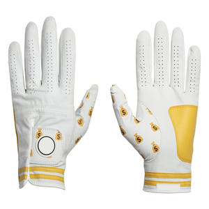 Gants de golf OEM ODM Usine directe en gros Logo personnalisé Cabretta Cuir antidérapant Respirant Durable Hommes Femmes Équipement de golf - Product Image 1