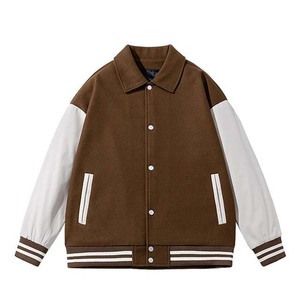 Nouveau Letterman personnalisé hommes broderie personnalisée hiver Baseball laine varsity vestes collège Baseball veste pour hommes de qualité supérieure - Product Image 3