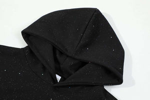 Sudadera con Capucha para Hombre, Personalizada por el Fabricante, 330 g/m², Estilo Francés, Completamente Adornada con Pedrería - Product Image 6