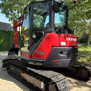 Excavadora Hidráulica de Orugas Alemana YANMAR 80 de Alta Eficiencia, 1000 Toneladas, Motor Kawasaki, Caja de Cambios, Bomba, Componentes Poclain en Venta - Product Image 2