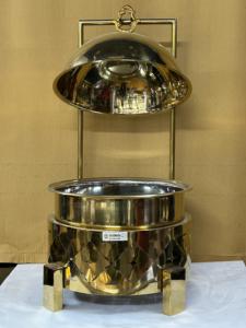 Opper-calentador de comida antiguo para catering, juego de buffet de alta calidad internacional - Product Image 3