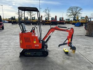 Mini-excavatrice durable de 1 tonne à boîte de vitesses contrôlée par PLC, faible consommation de carburant avec moteur multifonctionnel, composant principal dm us - Product Image 6