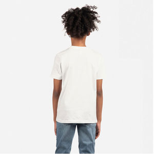 Camiseta de Manga Corta Informal de Verano para Niños y Niñas, Personalizada, al por Mayor, 100% Algodón, Lisa, Teñida, Transpirable, Nueva - Product Image 4