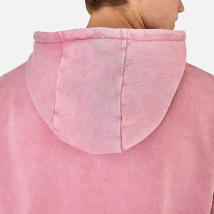 เสื้อฮู้ดโอเวอร์ไซส์สำหรับผู้ชายเสื้อสวมหัวมีฮู้ดผ้าเฟรนช์เทอร์รี่มีฮู้ดทรงหลวมเปิดไหล่มีเชือกรูดสำหรับผู้ชายจัดส่ง - Product Image 4