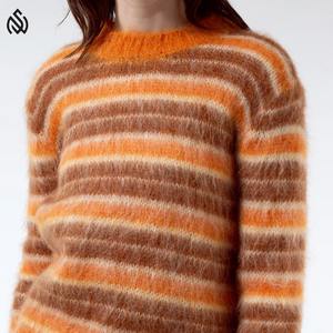 Suéter de Punto Personalizado de Moda, Suéter de Manga Larga con Bordado, Suéter Ajustado para Mujer, Suéter de Punto para Mujer - Product Image 4