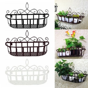 Étagère murale multicouche en fer pour la maison cuisine salle de bain et jardin décorations de fleurs suspendues et panier de rangement - Product Image 6