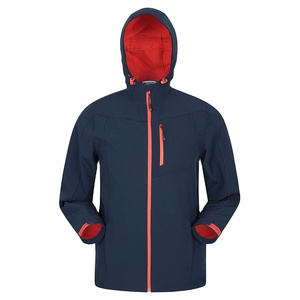 Veste coupe-vent de randonnée 600Gsm pour hommes hiver 2026 Polyester personnalisé cordon de serrage couleur bloc demi-fermeture éclair - Product Image 4