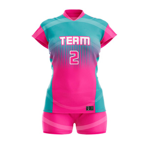 Haute qualité mode conception personnalisée femmes volley-ball uniforme respirant et confortable sublimé volley-ball chemise et court - Product Image 2