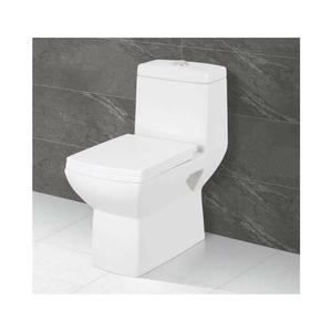 WC monobloc en céramique de luxe, moderne, pour salle de bain, économie d'eau # WC monobloc - Product Image 1